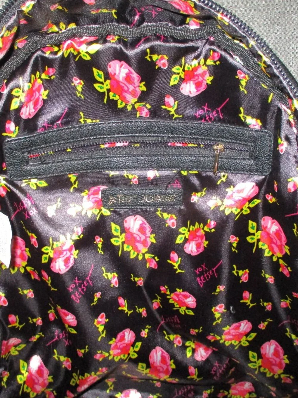 Betsey Johnson bear bag